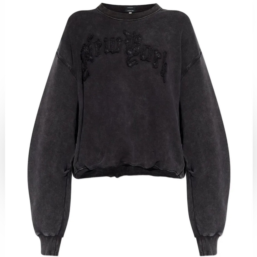 New NWT R13 Black 'New York' Balloon Crewneck Sweatshirt Size Small - Picture 11 of 11